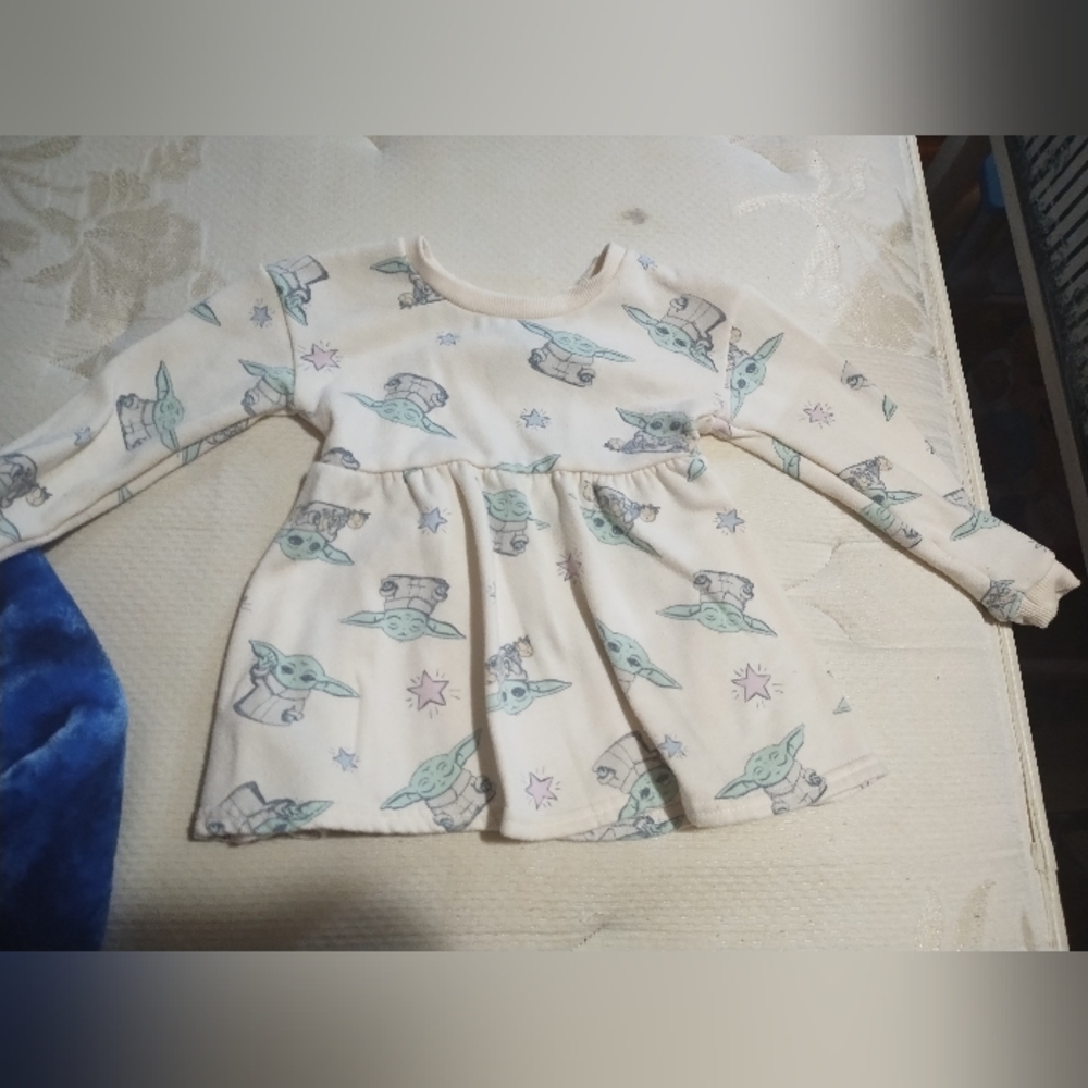 Star Wars Baby Yoda Sweater Dress